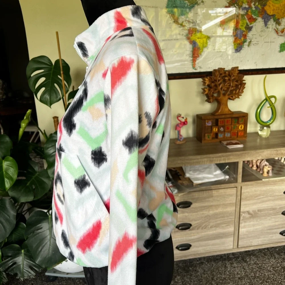 Colorful Fleece Pullover
